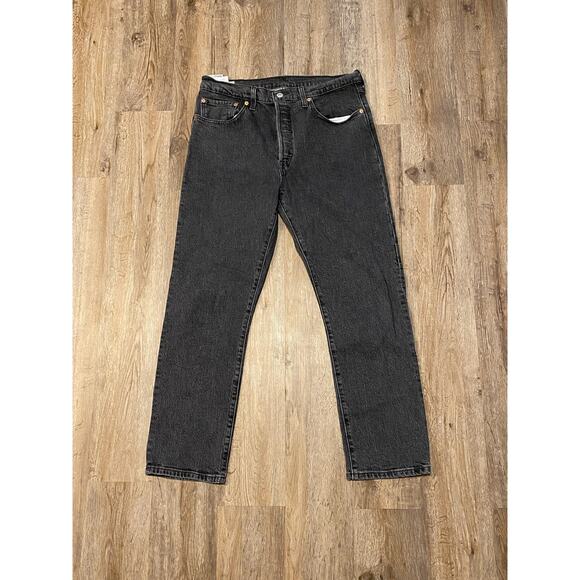 Levi's Premium Womens 501 Original Stretch Cropped Jeans Size 31 - Picture 1 of 11
